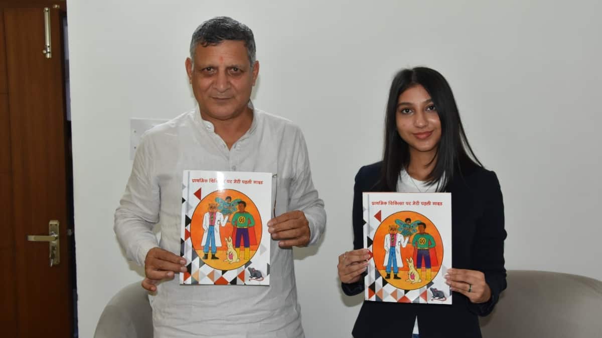 Grade 12th Haryana student authors first aid book; tackling mental health, safety for children