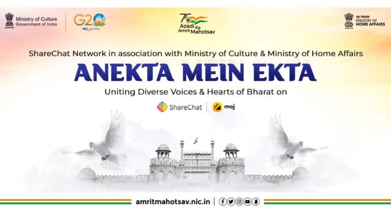 ShareChat tekee yhteistyötä kulttuuriministeriön ja sisäministeriön kanssa #AnektaMeinEkta-kampanjassa