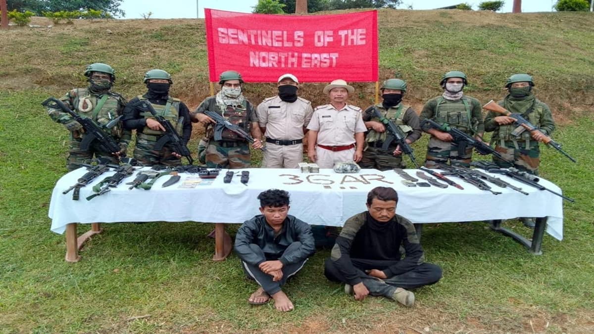 Manipur: Police seize weapons, drugs in operation against Myanmar-based militant group