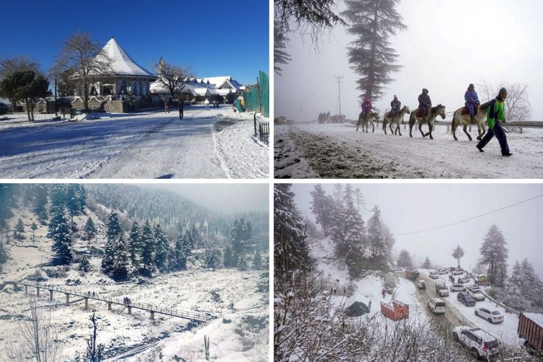 Talven ihmemaa!  Tuoreet lumisateen peitot Kashmirin laakso, Himachal;  muuttaa niistä lumoavia maisemia – Katso kauniita kuvia – Lifestyle-galleria Uutiset
