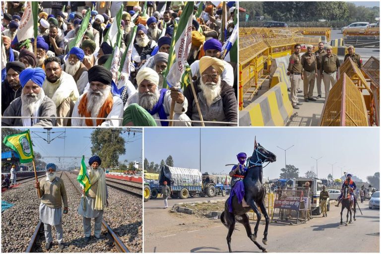 ”Delhi Chalo” -marssi: Maanviljelijöiden agitaatio alkaa viidentenä päivänä, BKU (Ugrahan) protestoi BJP:n johtajien kotien ulkopuolella – KUVAT – bisnes-galleria Uutiset