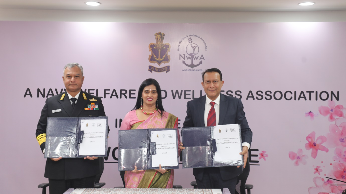 On the occasion of the 38th NWWA Diwas, Pee Safe kits were presented to all women officers and Agniveers stationed in Delhi, with plans for distribution in all commands