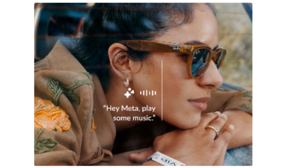 For example, say “Hey Meta, play a song,” you get to control the glasses using voice commands